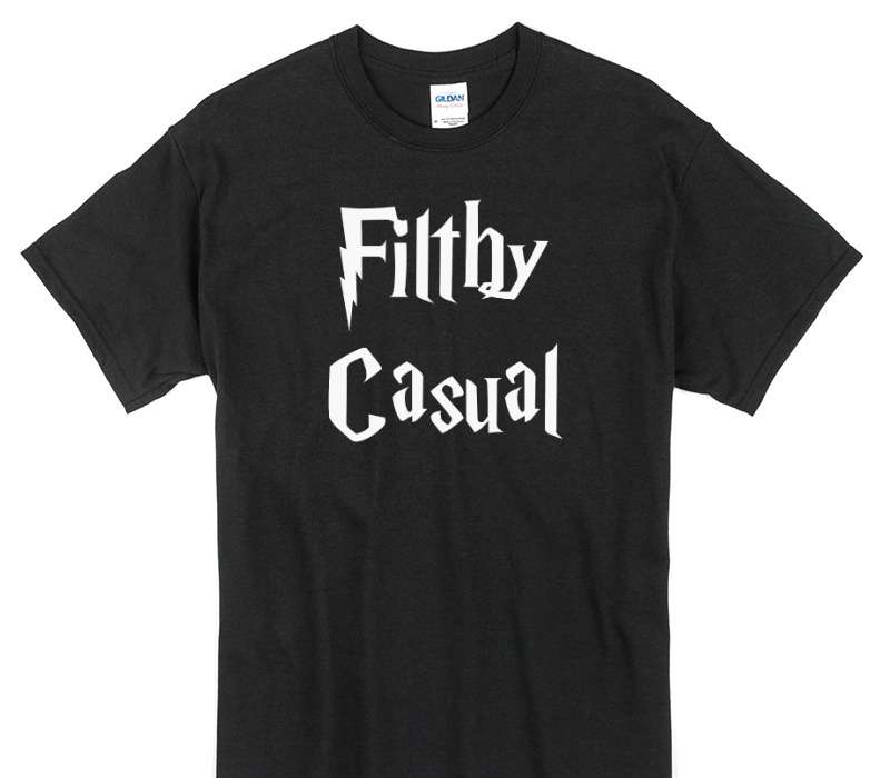 Custom Gildan 100% Cotton Black T-Shirt