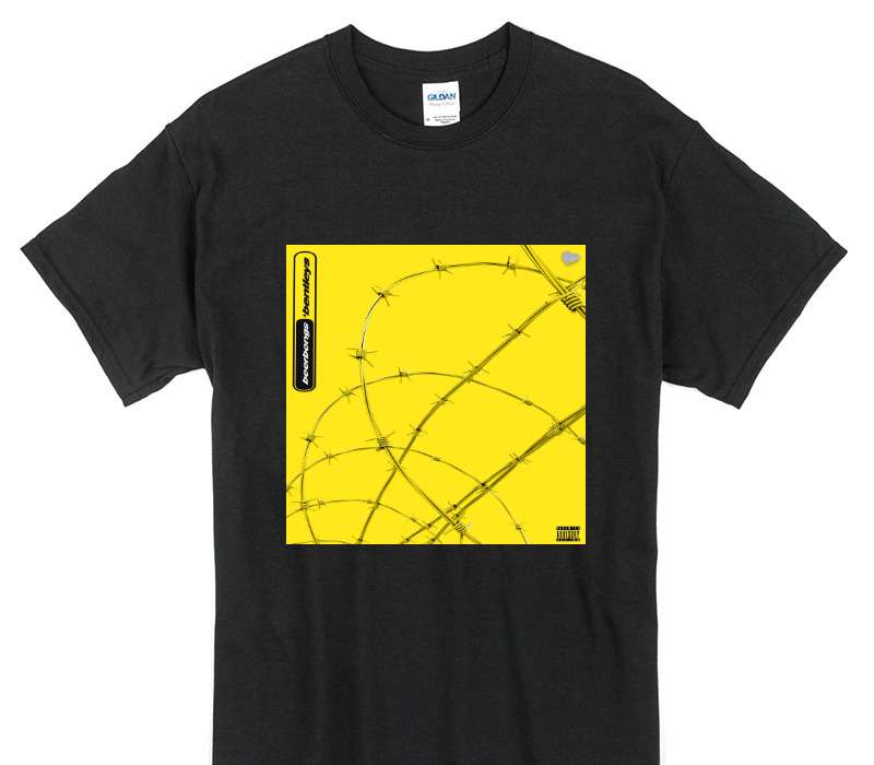 Custom Gildan 100% Cotton Black T-Shirt
