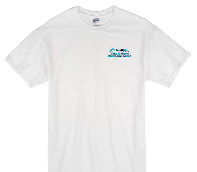 Custom Gildan 100% Cotton White T-Shirt