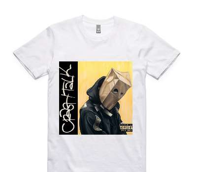 Custom AS Colour 100% Cotton White T-Shirt