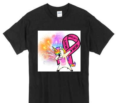 Custom Gildan 100% Cotton Black T-Shirt