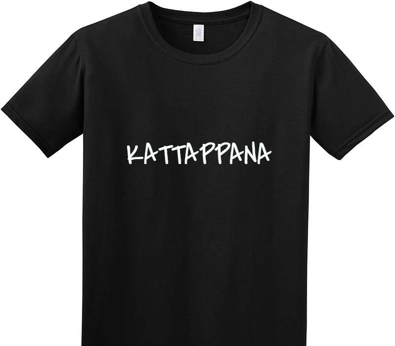Custom Adult Soft Style 100% Cotton Black T-Shirt