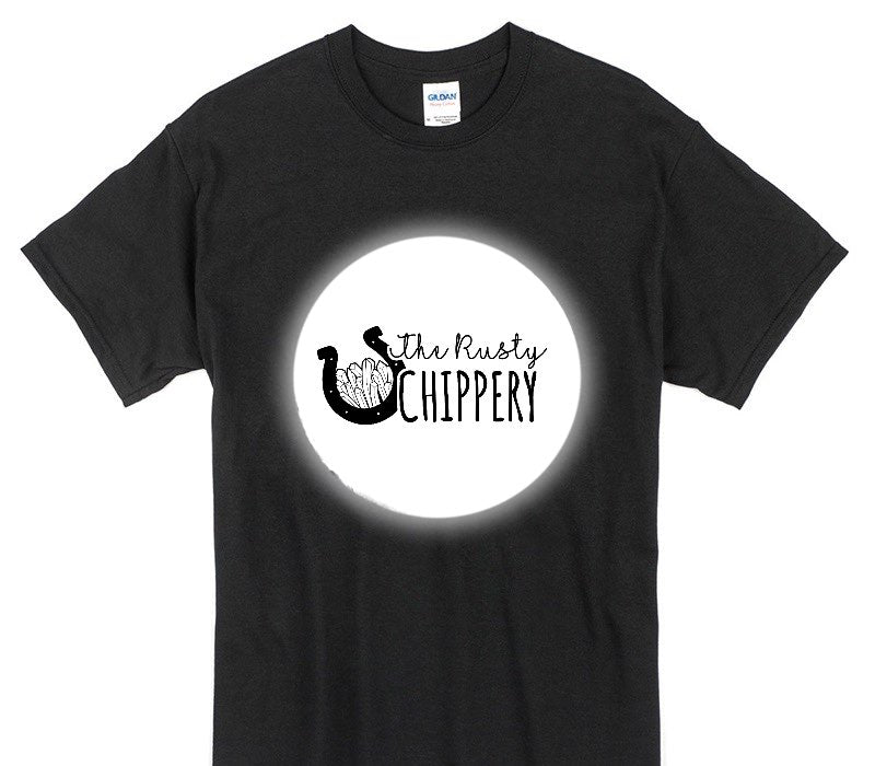 Custom Gildan 100% Cotton Black T-Shirt