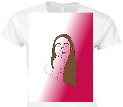 Custom Womens Soft Style 100% Cotton White T-Shirt