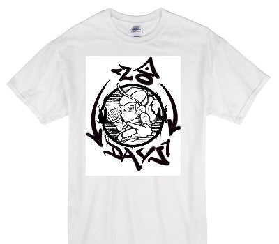 Custom Gildan 100% Cotton White T-Shirt