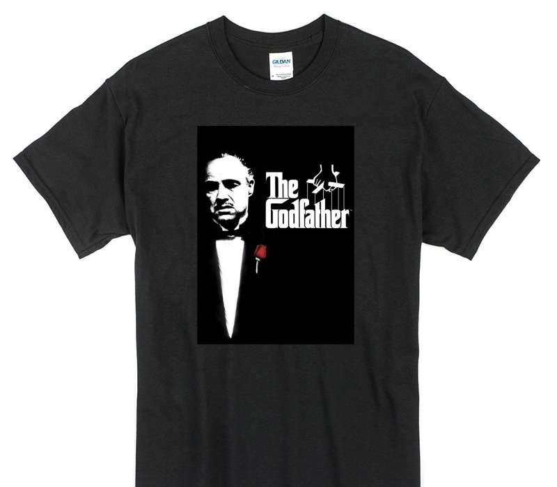 Custom Gildan 100% Cotton Black T-Shirt