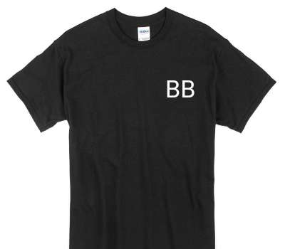 Custom Gildan 100% Cotton Black T-Shirt