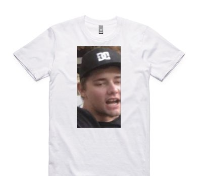 Custom AS Colour 100% Cotton White T-Shirt