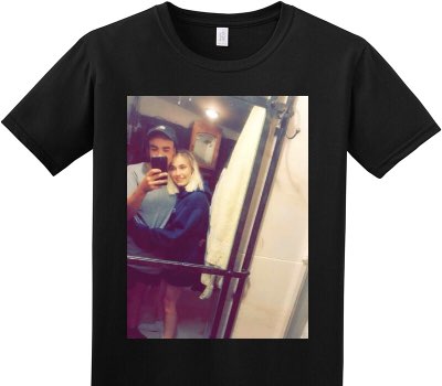 Custom Adult Soft Style 100% Cotton Black T-Shirt