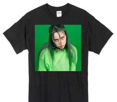 Custom Gildan 100% Cotton Black T-Shirt