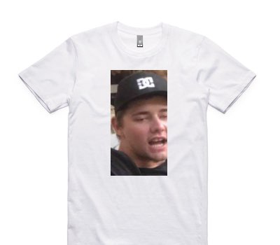 Custom AS Colour 100% Cotton White T-Shirt