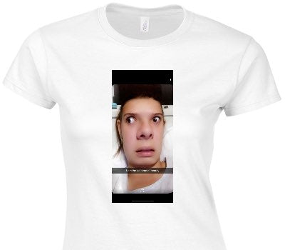 Custom Womens Soft Style 100% Cotton White T-Shirt