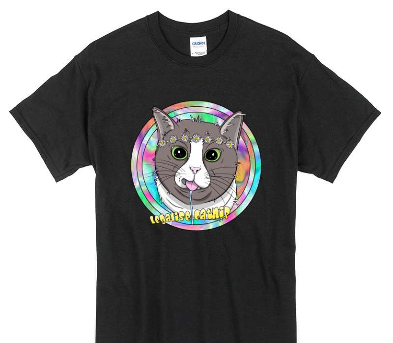 Custom Gildan 100% Cotton Black T-Shirt