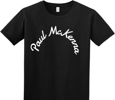 Custom Adult Soft Style 100% Cotton Black T-Shirt