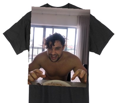 Custom Gildan 100% Cotton Black T-Shirt