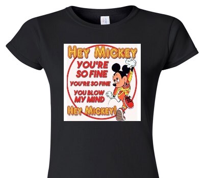 Custom Womens Soft Style 100% Cotton Black T-Shirt