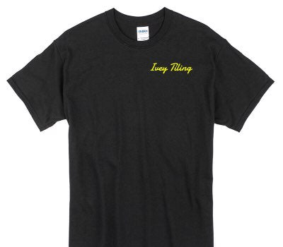 Custom Gildan 100% Cotton Black T-Shirt