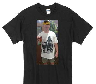 Custom Gildan 100% Cotton Black T-Shirt