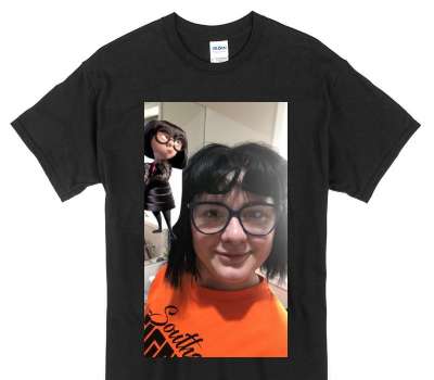 Custom Gildan 100% Cotton Black T-Shirt