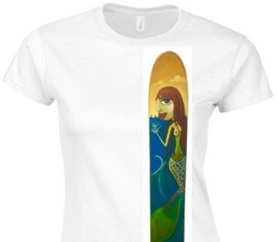 Custom Womens Soft Style 100% Cotton White T-Shirt