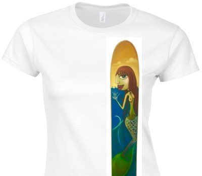 Custom Womens Soft Style 100% Cotton White T-Shirt