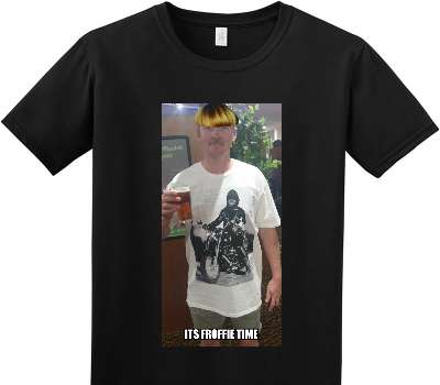 Custom Adult Soft Style 100% Cotton Black T-Shirt