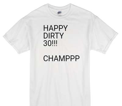 Custom Gildan 100% Cotton White T-Shirt