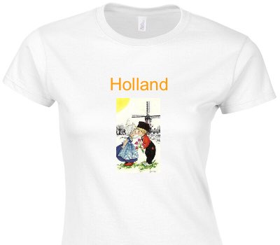 Custom Womens Soft Style 100% Cotton White T-Shirt