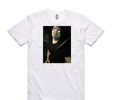 Custom AS Colour 100% Cotton White T-Shirt