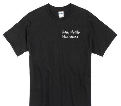 Custom Gildan 100% Cotton Black T-Shirt