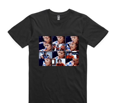 Custom AS Colour 100% Cotton Black T-Shirt