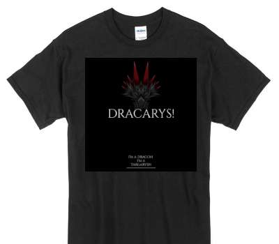 Custom Gildan 100% Cotton Black T-Shirt