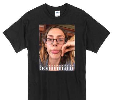Custom Gildan 100% Cotton Black T-Shirt
