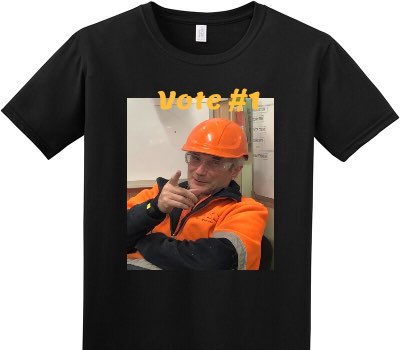 Custom Adult Soft Style 100% Cotton Black T-Shirt