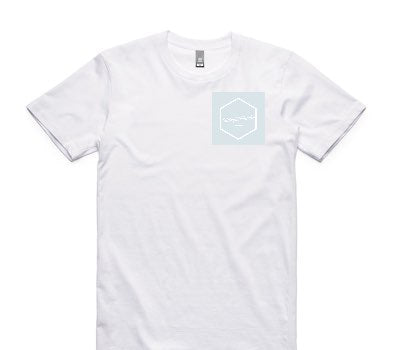 Custom AS Colour 100% Cotton White T-Shirt