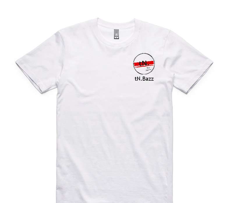 Custom AS Colour 100% Cotton White T-Shirt