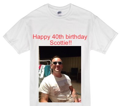 Custom Gildan 100% Cotton White T-Shirt