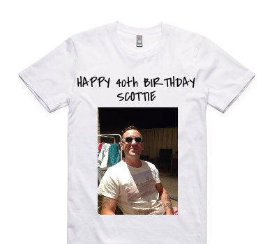 Custom AS Colour 100% Cotton White T-Shirt