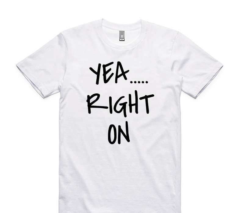 Custom AS Colour 100% Cotton White T-Shirt