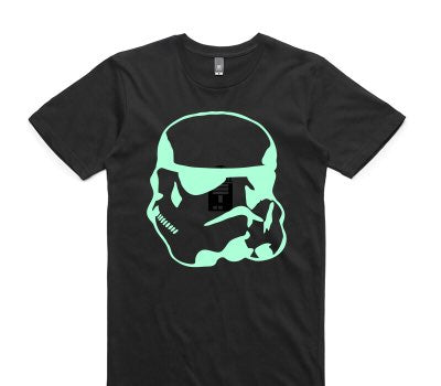 Custom AS Colour 100% Cotton Black T-Shirt
