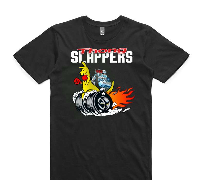 Custom AS Colour 100% Cotton Black T-Shirt