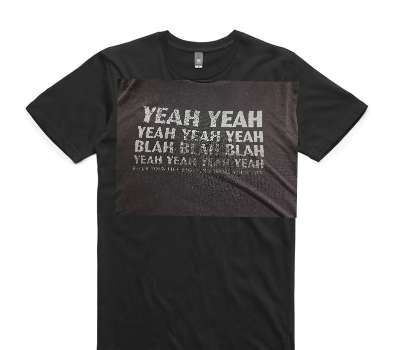 Custom AS Colour 100% Cotton Black T-Shirt