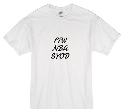 Custom Gildan 100% Cotton White T-Shirt