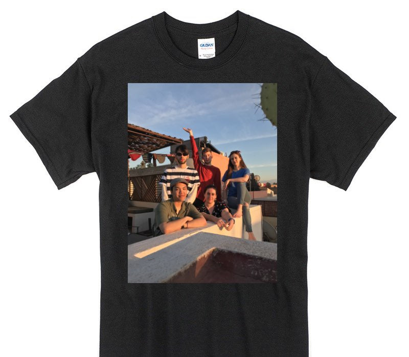 Custom Gildan 100% Cotton Black T-Shirt