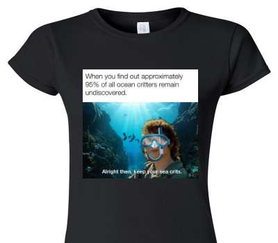 Custom Womens Soft Style 100% Cotton Black T-Shirt
