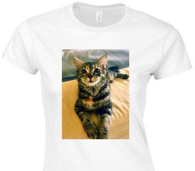 Custom Womens Soft Style 100% Cotton White T-Shirt