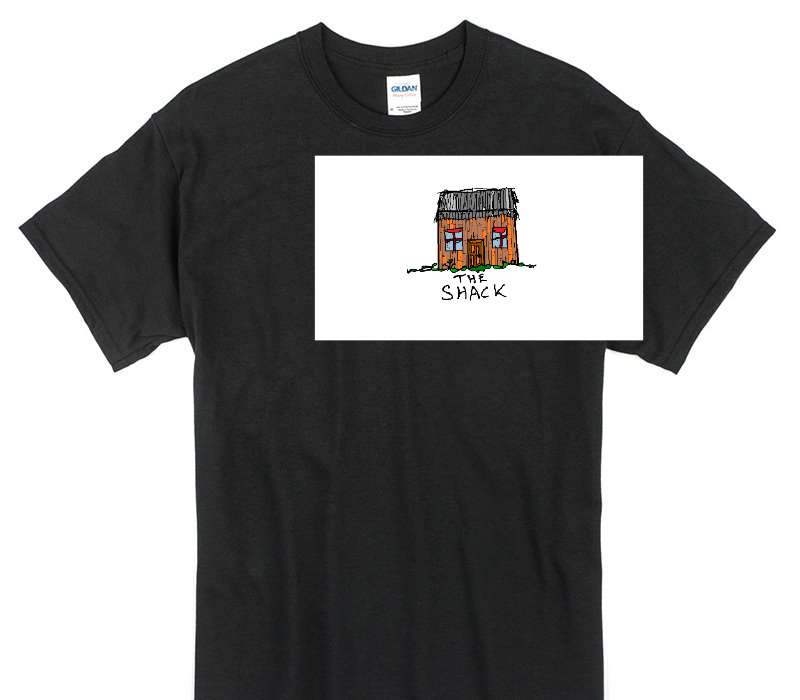 Custom Gildan 100% Cotton Black T-Shirt