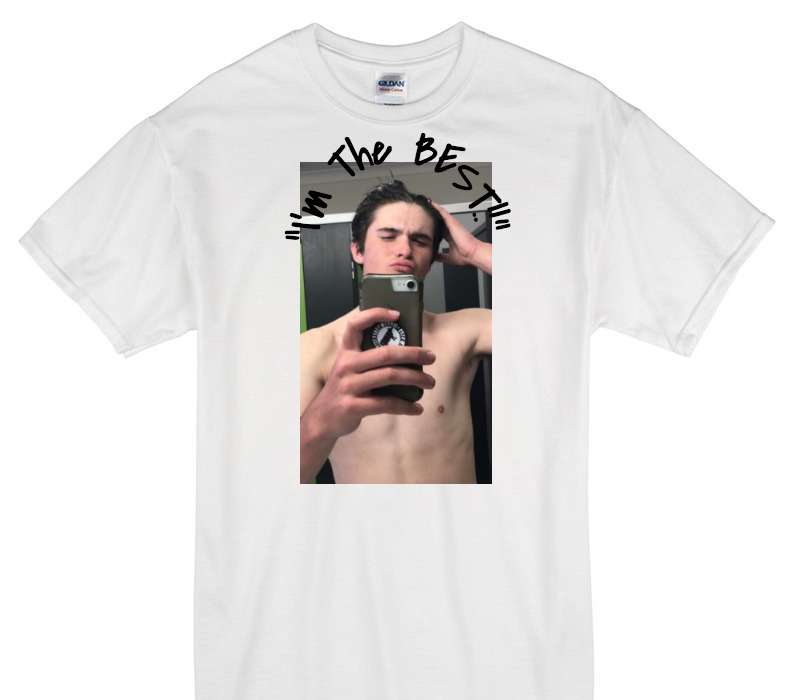 Custom Gildan 100% Cotton White T-Shirt