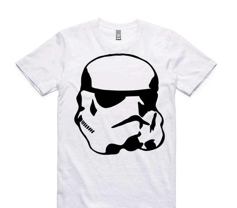 Custom AS Colour 100% Cotton White T-Shirt