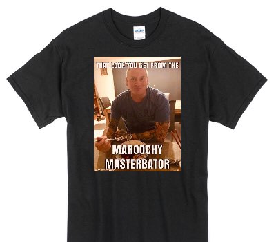 Custom Gildan 100% Cotton Black T-Shirt
